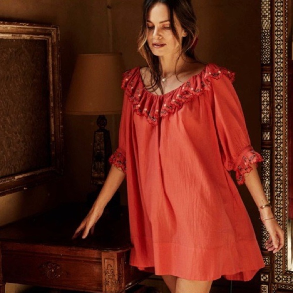 Doen Chateau Nightgown in Strawberry